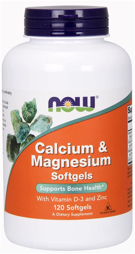 cal mag d|Calcium/Magnesium/Vitamin D Information